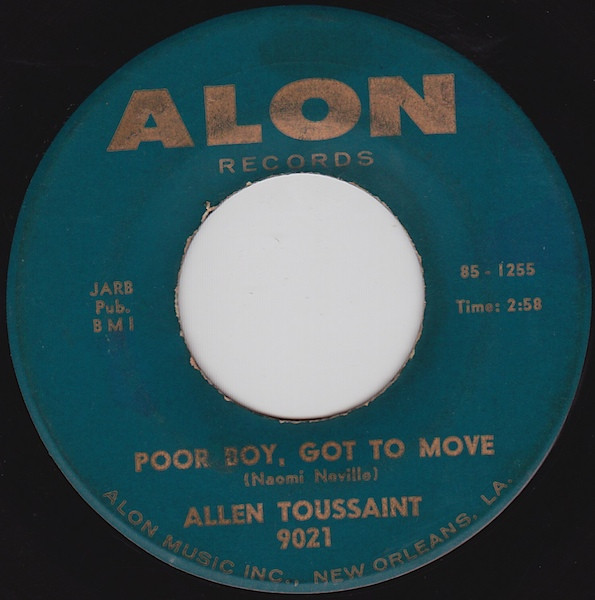 Go Back Home  / Poor Boy, Got To Move - Allen Toussaint