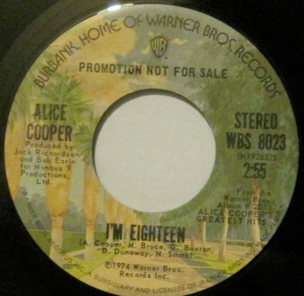 Sex: Too Fast to Live Too Young to Die - Alice Cooper